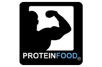Logotipo de Protein Food, primera alternativa peruana 100% fitness y saludable, fundada en 2014 en Chorrillos, especializada en productos saludables vendidos en gimnasios y delivery