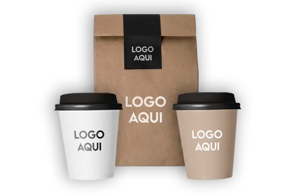 Ejemplo de un envase biodegradable personalizado
