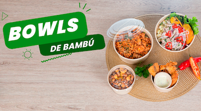 Categoría de Bowls de bambú  de Biopaking, ideales para reducir el impacto ambiental en el empaque de productos