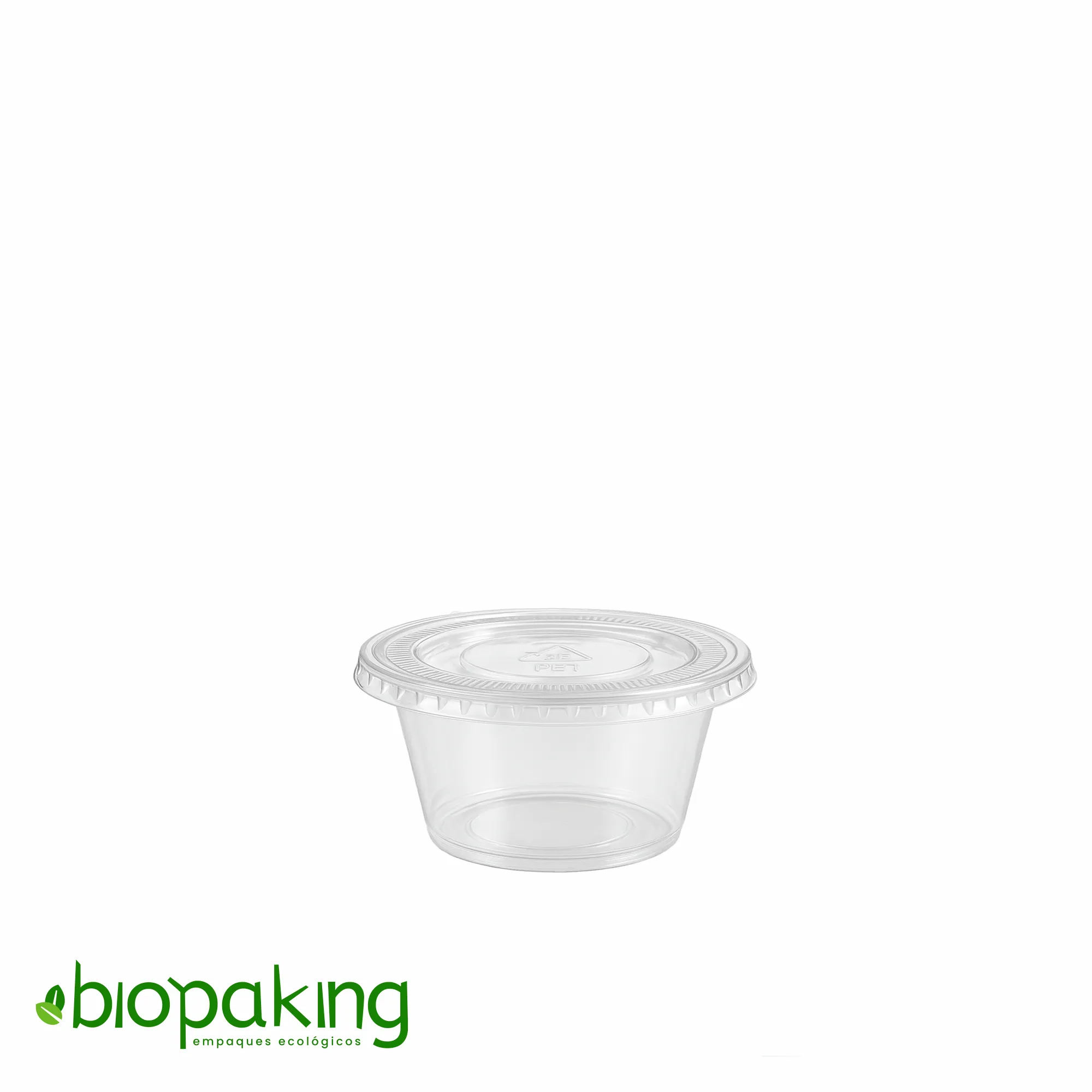 Este envase para cremas de 2oz, es un producto de material biodegradable hecho a base del bagazo de caña de azúcar. Cotiza tus ajiceros, salseros y pirotines.