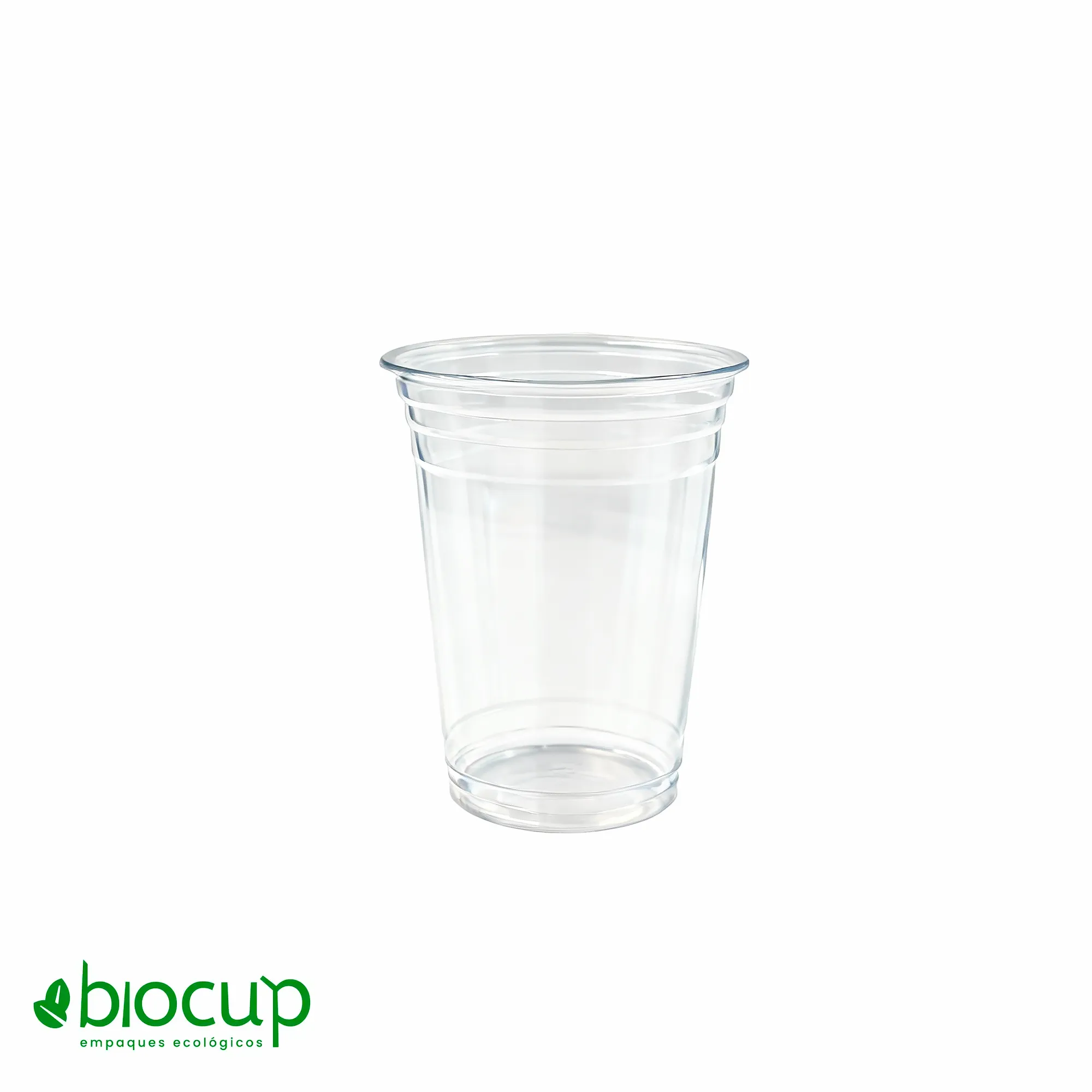 Vaso PET transparente de 20oz con tapa domo, ideal para bebidas frías de gran tamaño como frappés, smoothies o jugos. Fabricado en plástico PET duradero.